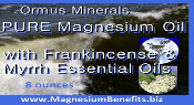 Ormus Minerals PURE Magnesium Oil with Frankincense & Myrrh EO Ormus Minerals PURE Magnesium Oil with Frankincense & Myrrh EO
