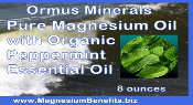 Ormus Minerals PURE Magnesium Oil with Organic Peppermint EO Ormus Minerals PURE Magnesium Oil with Organic Peppermint EO