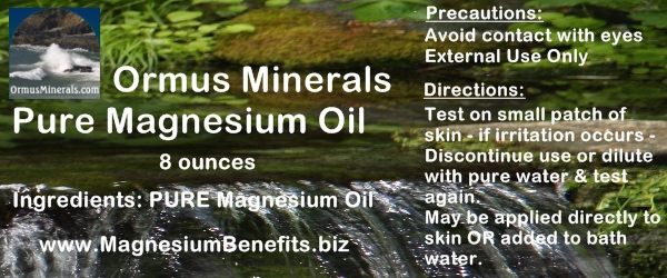 Ormus Minerals PURE Magnesium Oil Ormus Minerals PURE Magnesium Oil